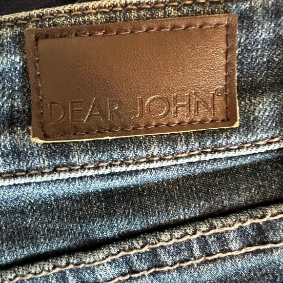 Dear John Women's Playback Cuffed‎ Cropped Straight Leg Jeans Size 30 - Picture 7 of 10